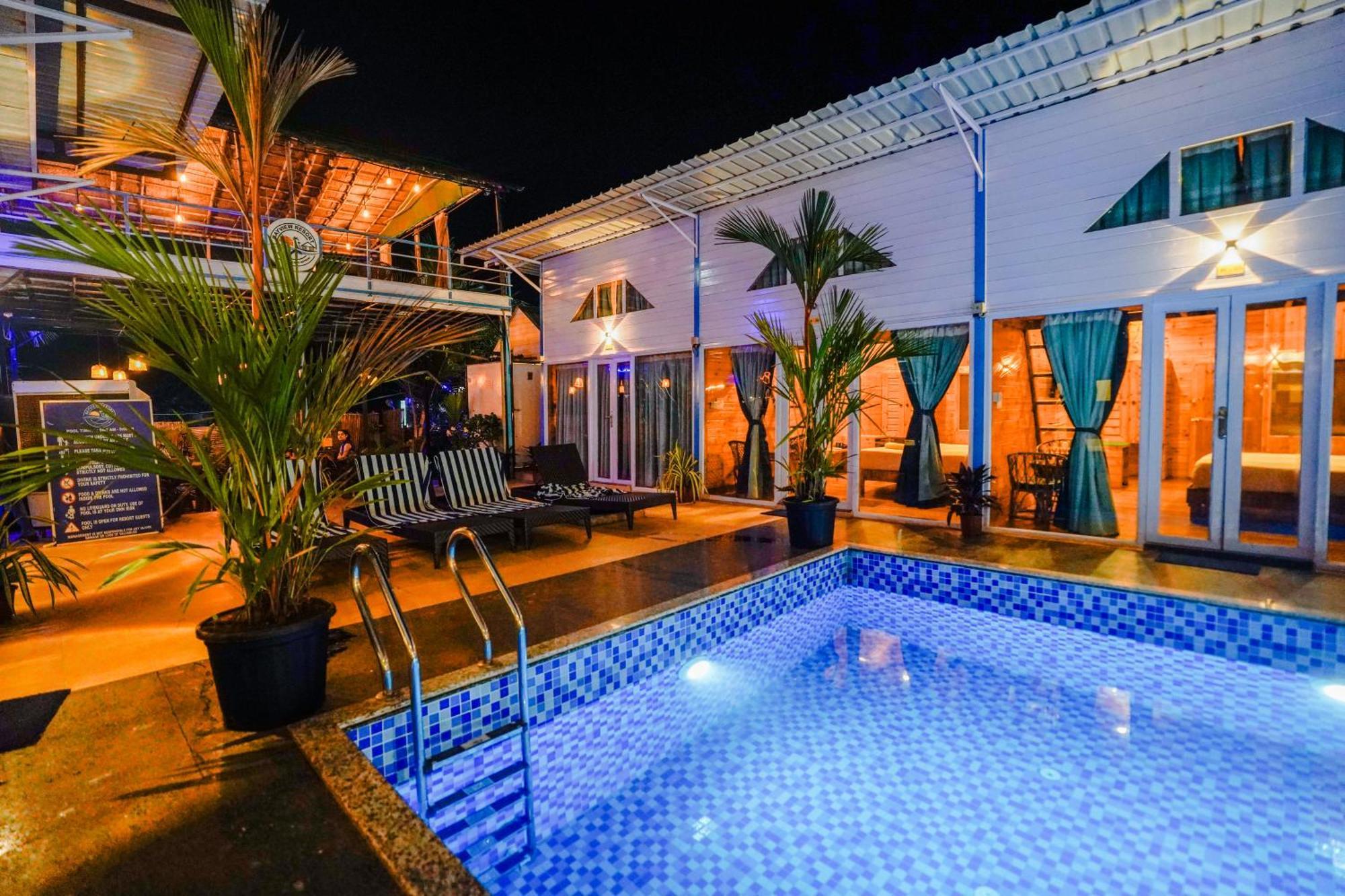 Bayview Cottage Pool Anjuna Exterior foto