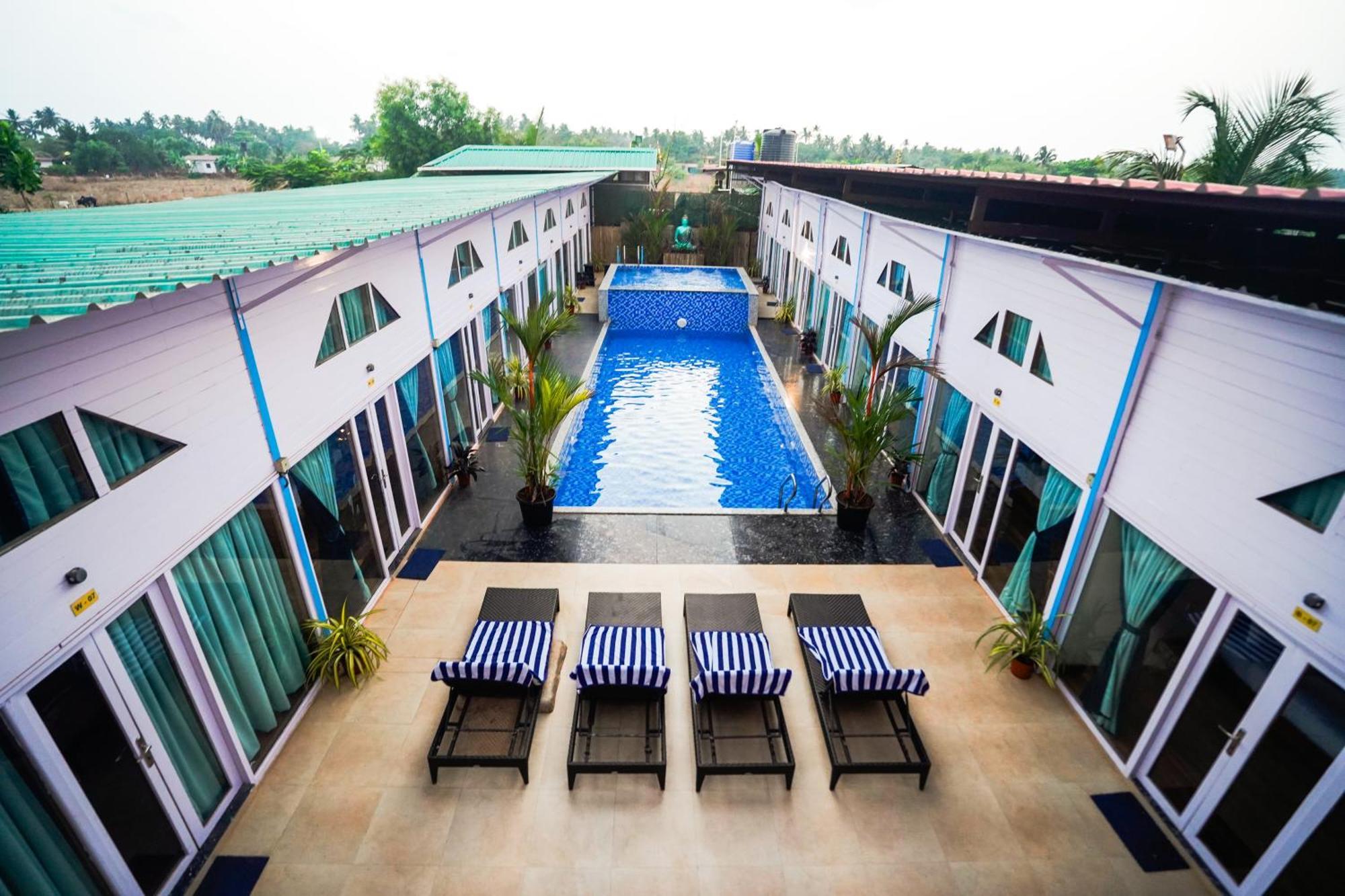 Bayview Cottage Pool Anjuna Exterior foto